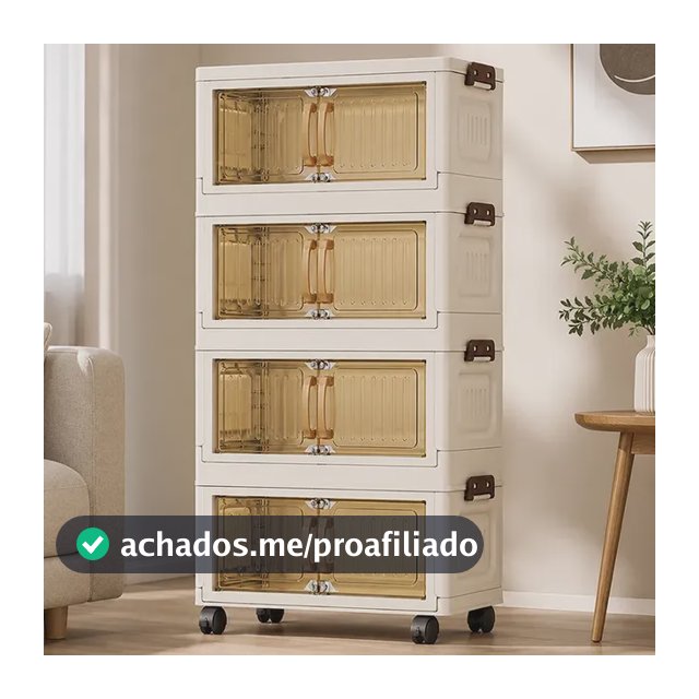 Armário Organizador Cozinha Multiuso Com Rodinhas 1ps Branco Leitoso 40cm