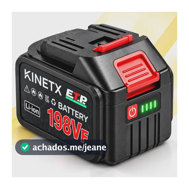 Bateria 198vf Encaixe Tipo Makita Com Led Para Parafusadeira