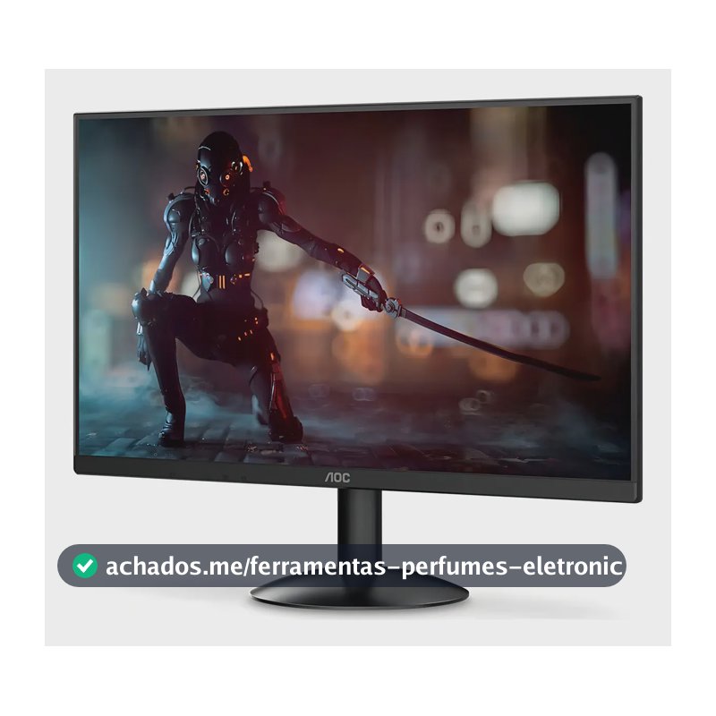 Monitor gamer Aoc Série B30 21.5'' Full Hd Gaming 120hz 1ms 22b30hm23 cor preto