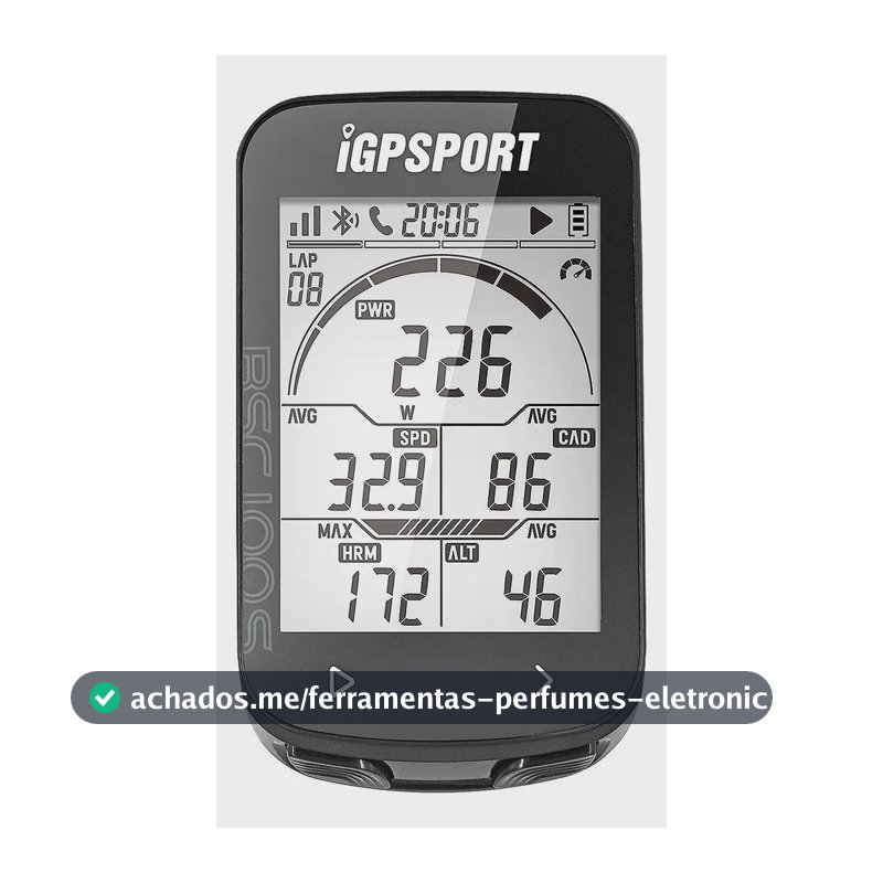 Ciclocomputador Gps Igpsport Bsc100s Preto