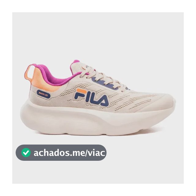 Tênis Fila Maxxi Lite Feminino Caminhada Leve Confortável