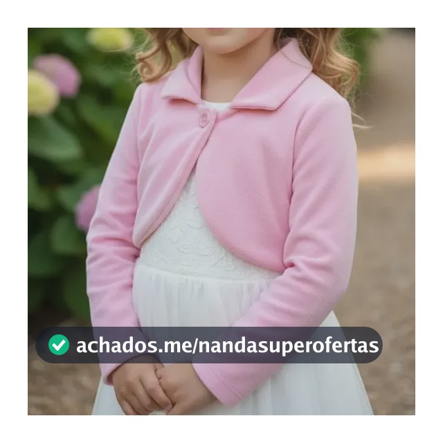 Bolero Infantil Festa Menina Plush Vários Cores Tiara Brinde