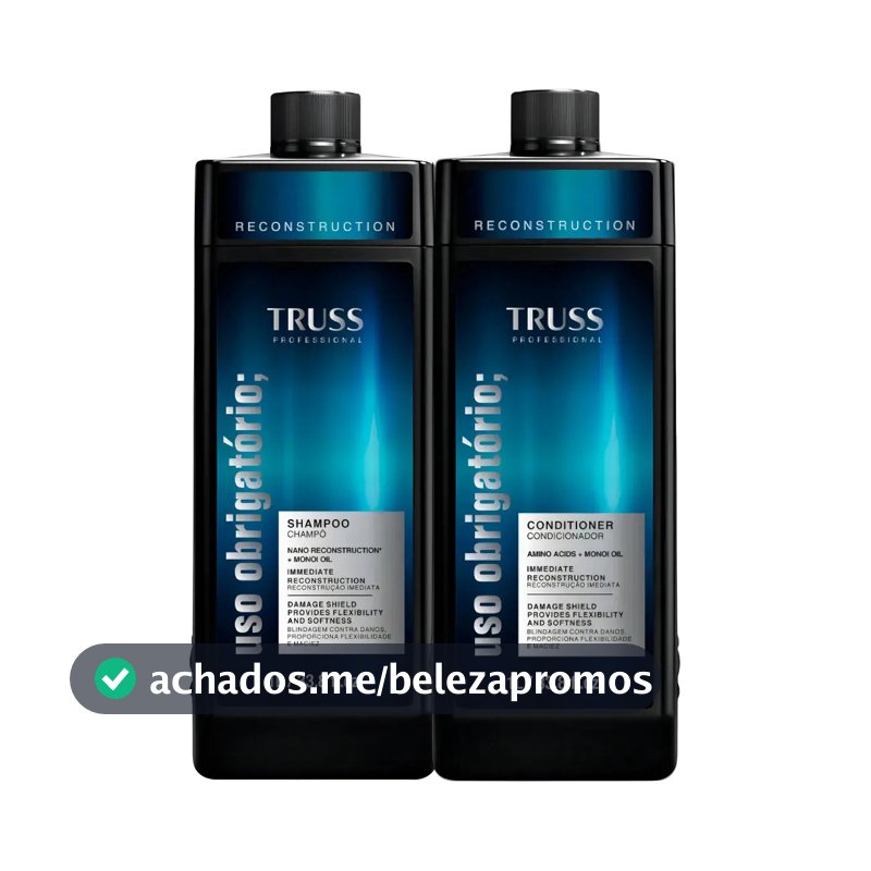Truss Refil Uso Obrigatório Shampoo E Condicionador Kit