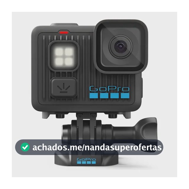 GoPro LIT HERO - Câmera de Ação Compacta à Prova d'água com Luz Integrada, Vídeo 4K60 Ultra HD, Foto de 12 MP, Tela Sensível ao toque, Estabilização HyperSmooth