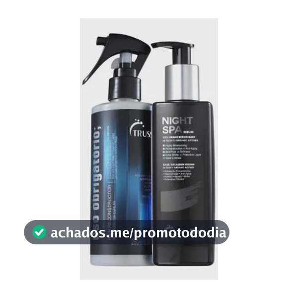 Kit Truss Night Spa 250ml + Uso Obrigatório 260ml