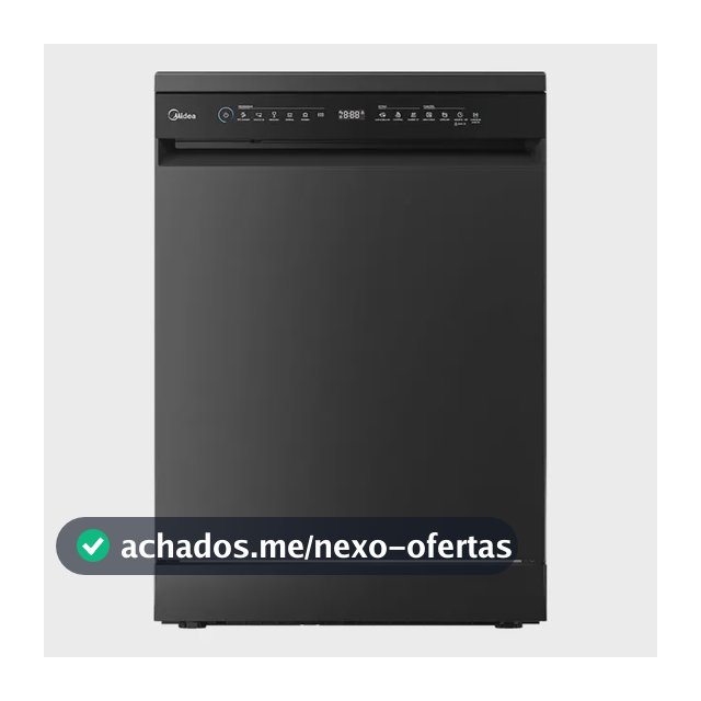 Lava-louças 14 Serviços Touch Plus Preta Midea Preto 220v