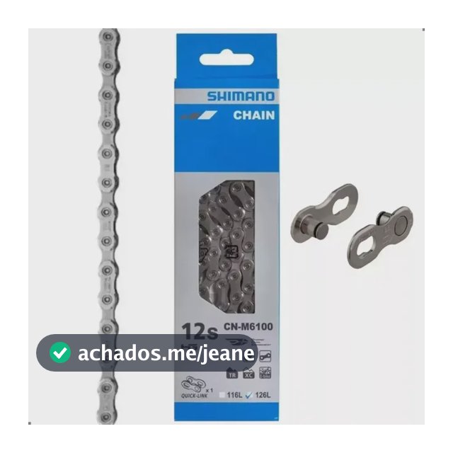 Corrente Shimano Deore Cn-m6100 12v - 126 Elos