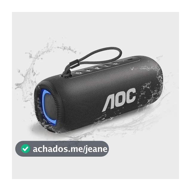 Aoc Áudio Acs 5311 37w Caixa De Som Bluetooth Portátil Cor Preto