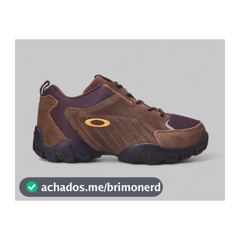 Tênis Masculino Attack Oakley Marrom Liso 43 Br