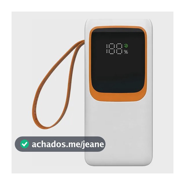 Power Bank 50000mah Turbo 22.5w Carregamento Rápido