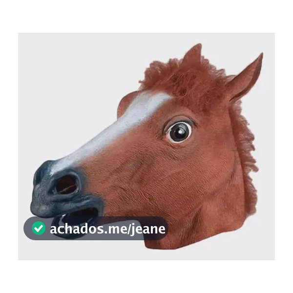 Máscara Cabeça De Cavalo Marrom