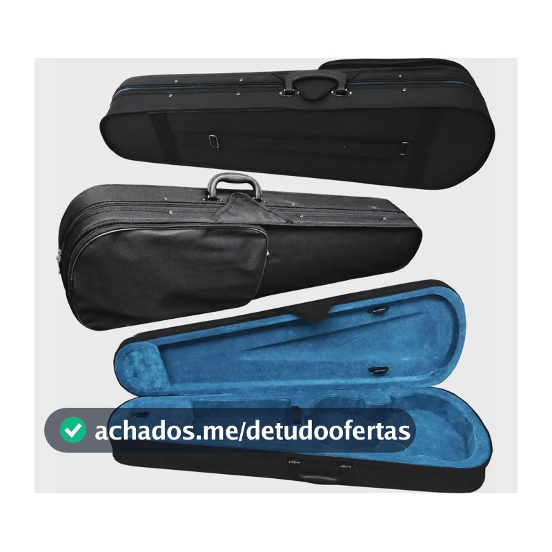 Estojo Marinos Violino Gota Térmico Formato 4/4 Bolsa Case Preto