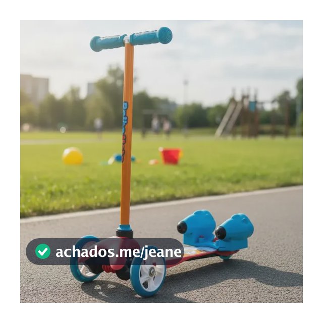 Brinquedo Patinete Infantil Com 3 Rodas Leia A Descrição Azul E Vermlho