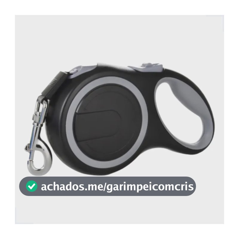 Guia Retrátil Coleira Pet Passeio P/ Cães 8 Metros Até 50kg