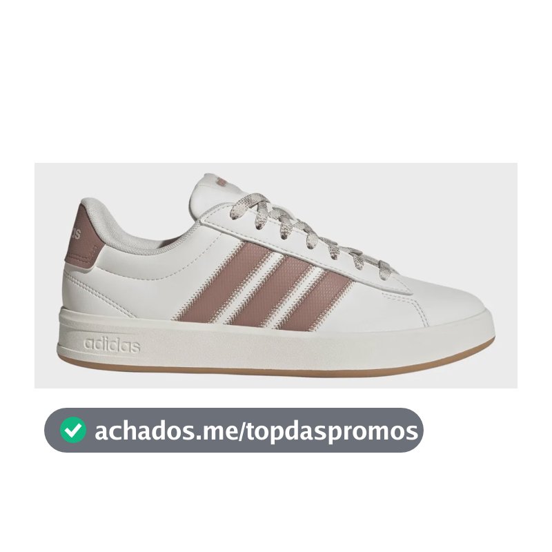 Tênis Feminino Grand Court 3.0 adidas Branco Liso 36 Br