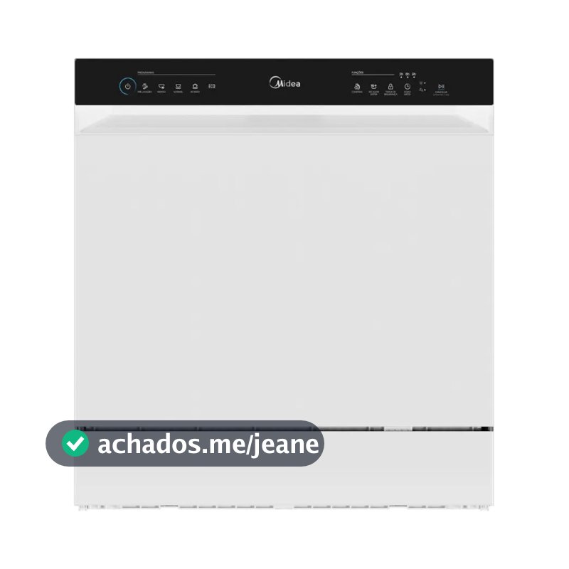 Lava Louças 8 Serviços Branco Touch Plus Midea