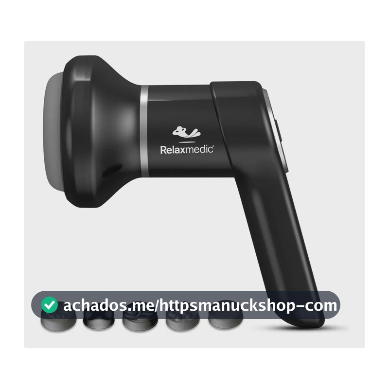 Massageador Elétrico Portátil Orbit Touch Relaxmedic Preto