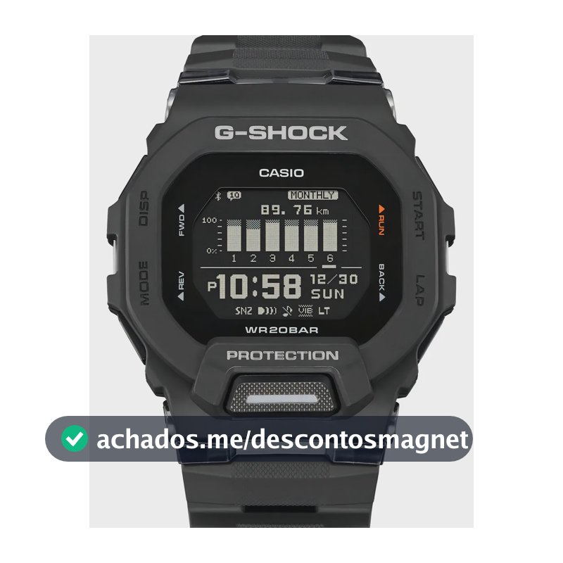 Relógio oficial Casio G Shock Gbd-200