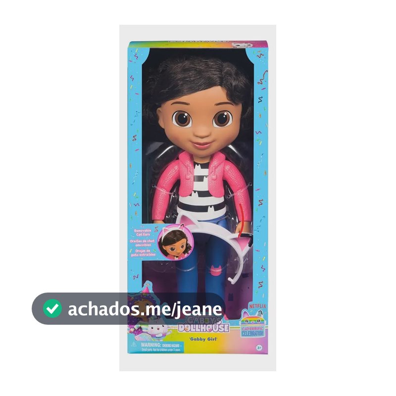 Boneca Gabby De 33cm Com Tiara - Gabby's Dollhouse - 3974
