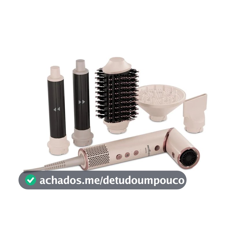 Secador De Cabelos Bsd15a Rosa Com Rosê