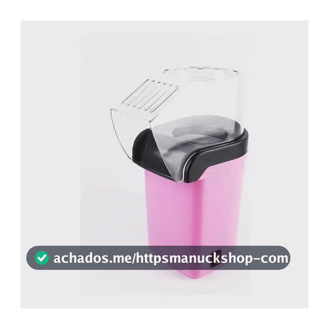 Pipoqueira Elétrica Sem Óleo 1200w Direcionado Sem Óleo Cor Rosa