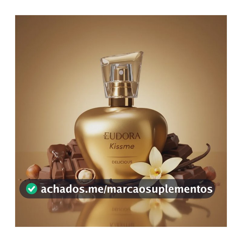 Perfume Feminino Eudora Kiss Me Delicious Colônia 50ml