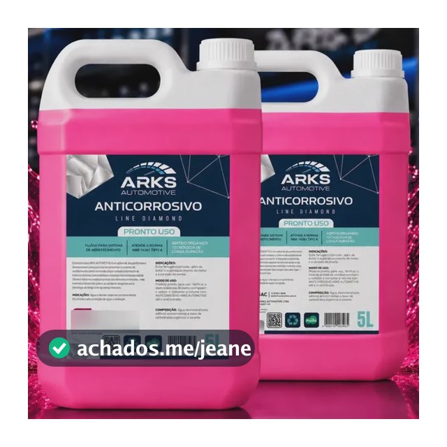 2 Un Anticorrosivo Radiador Pronto Uso Rosa 10l Arks Premium Rosa-chiclete