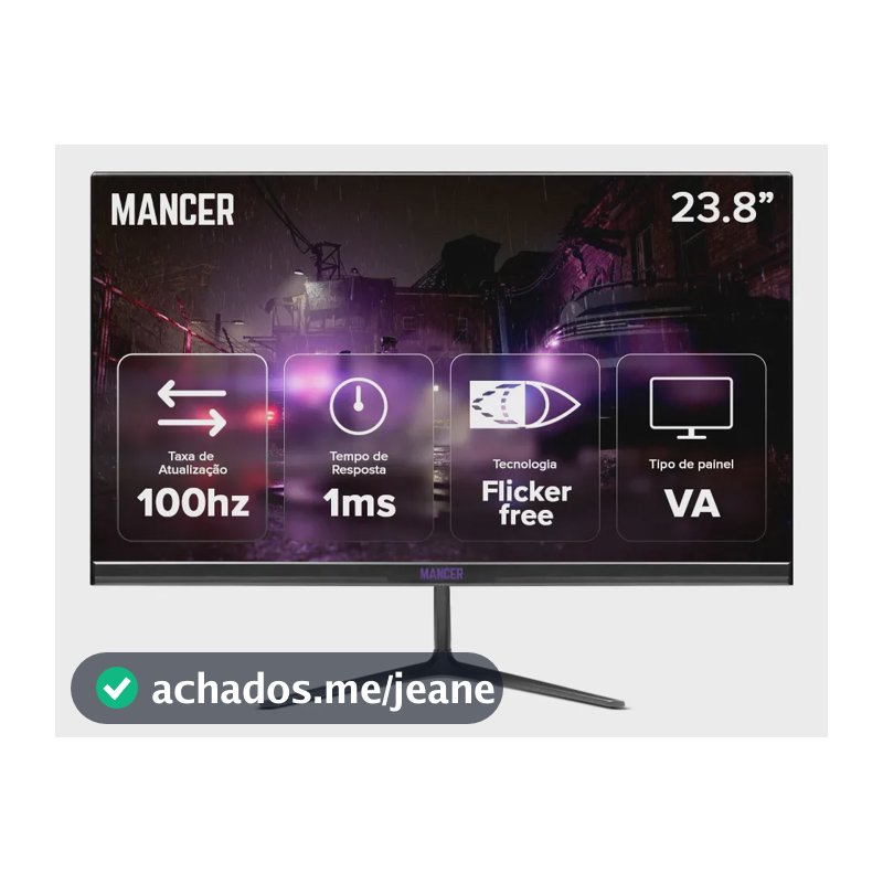 Monitor Gamer Mancer Horizon Z3B 23.8 FHD VA 100Hz 1ms HDMI e VGA