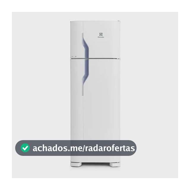 Geladeira Electrolux Cycle Defrost 260L Super Freezer Duplex Branca DC35A