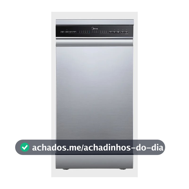 Lava Louças 10 Serviços Inox Smarthome Midea