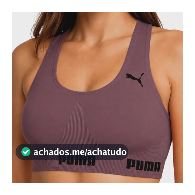 Top Puma Academia Fitness Original Nadador Alta Sustentação