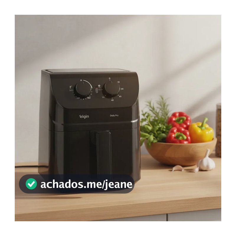 Fritadeira Elétrica Air Fryer 4,2L Daily Fry com Grelha AF42G Elgin