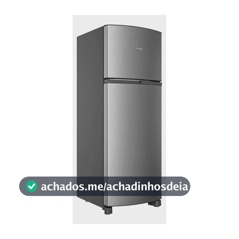 Geladeira Consul Frost Free 333 Litros Duplex Inox - CRM40MK