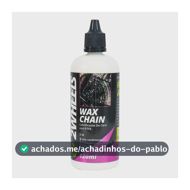 Óleo Corrente Bike 2Wheels Wax Chain 120ml Lubrificante Cera PTFE