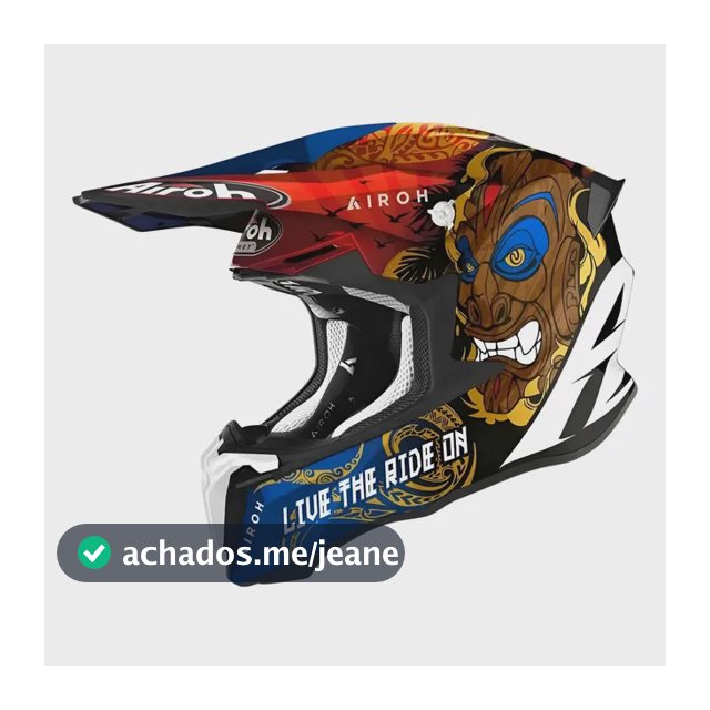 Capacete Para Motocross Trilha Airoh Twist 2.0 Tiki