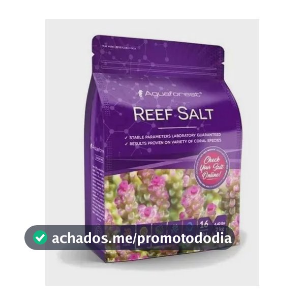 Sal Marinho Aquaforest Reef Salt 2kg Para Aquário De Recife