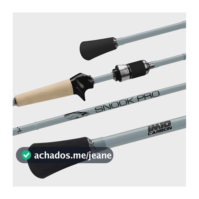 Vara Carretilha Saint Snook Pro Im10 1,91 M 6-14 Lb 1 Parte Cinza