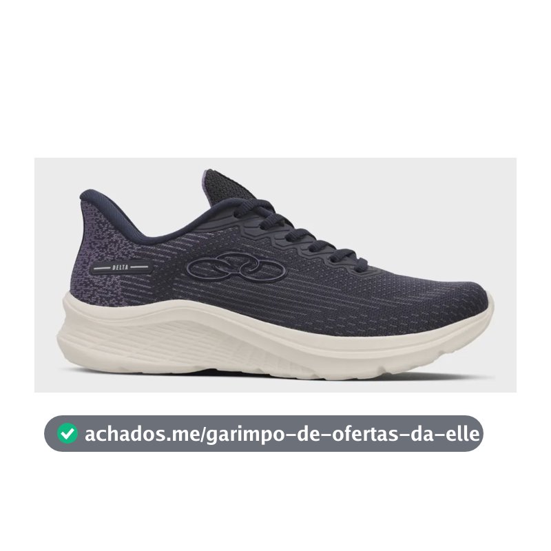 Tênis Masculino E Feminino Delta 122 Olympikus Marinho/purple Liso 36 Br