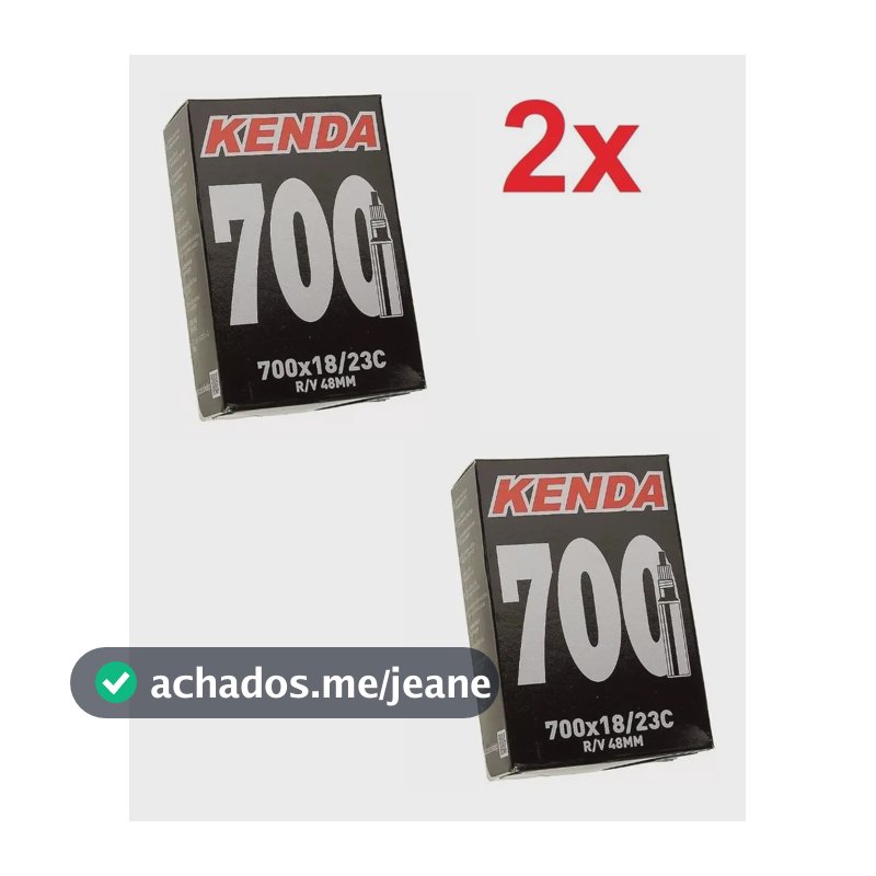 2 X Camara De Ar Kenda Speed Ciclismo 700x18/23c 48mm Road Tipo da válvula Presta