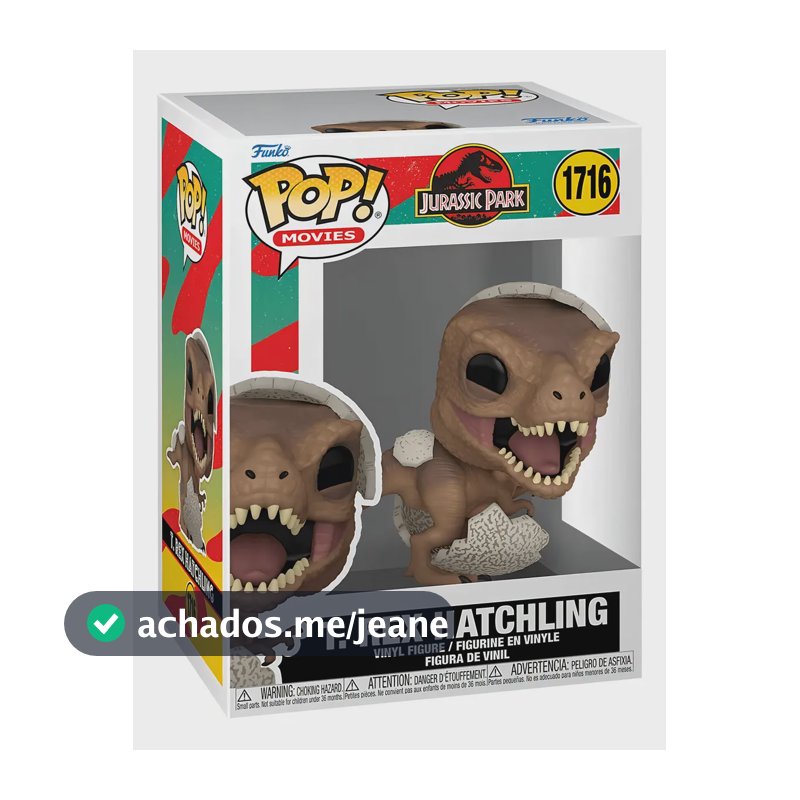T Rex Saindo Do Ovo #1716 Jurassic Park Funko Pop