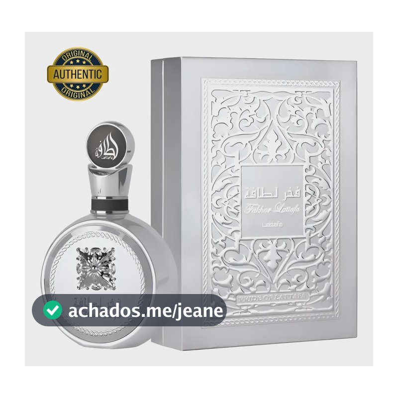 Perfume Árabe Lattafa Fakhar Platin 100ml Eau De Parfum