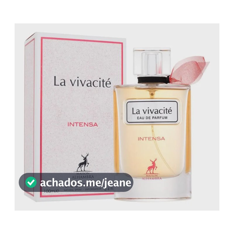 Perfume Árabe La Vivacité Intensa Maison Alhambra Eau De Parfum 100 Ml