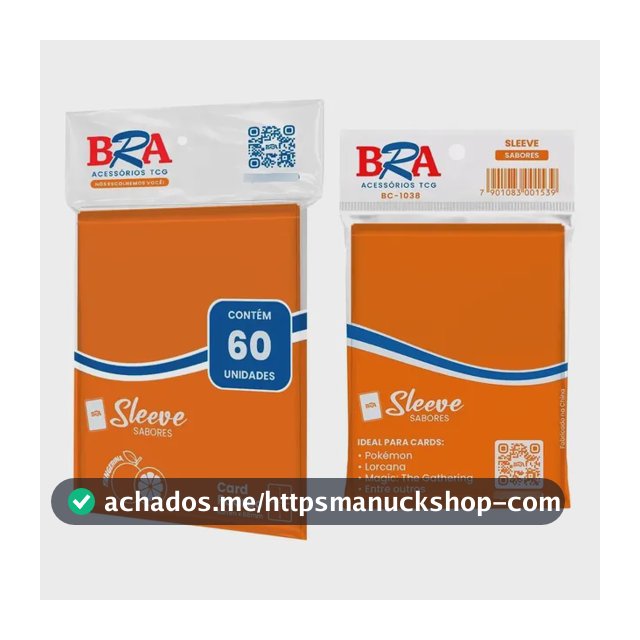 Sleeve Laranja Bra Edição Sabores 60 Unidades Bra Português