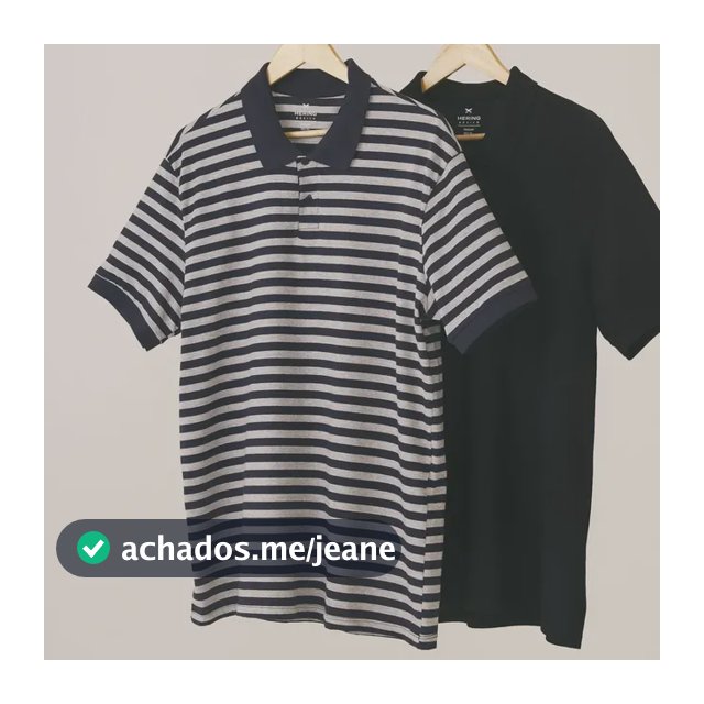 Kit 2 Camisas Polo Masculina Hering