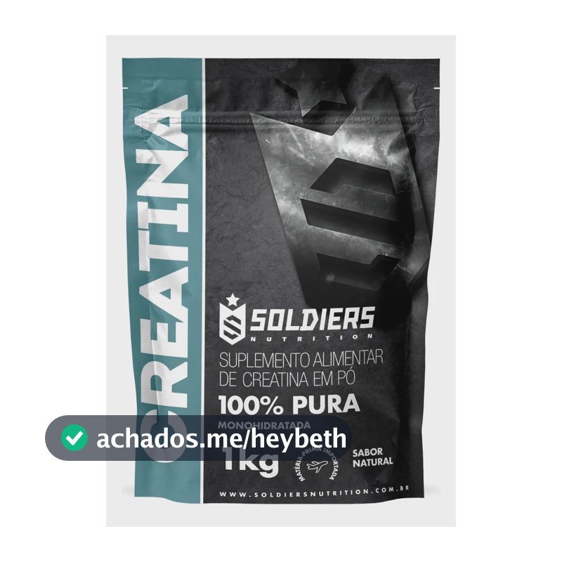 Creatina Soldiers Nutrition em pó Sem sabor x 1kg