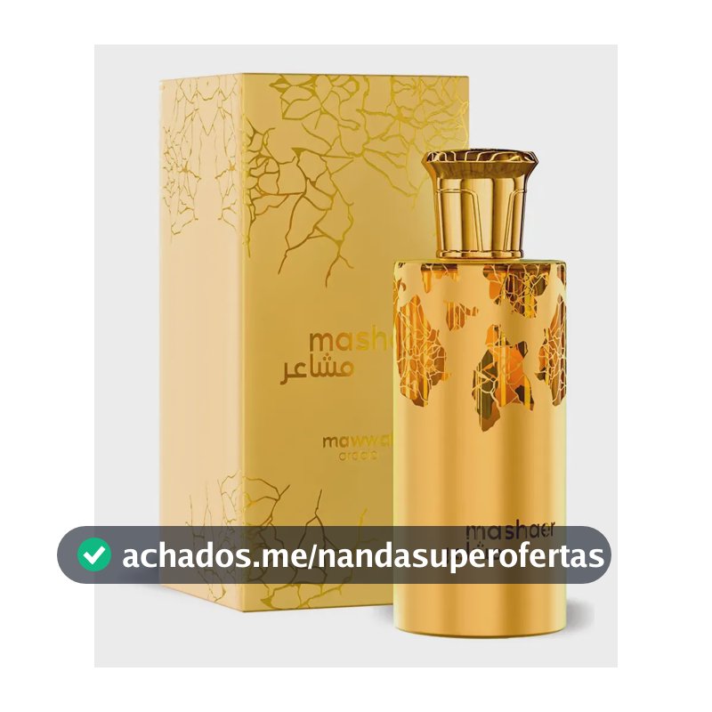 Perfume Árabe Mawwal Mashaer 100ml Eau De Parfum Feminino Original