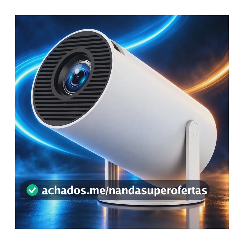 Projetor Portátil 4k Hy300 Tela Até 200 Polegadas Full Hd Branco 127/220v