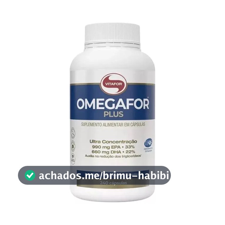 Omega 3 Omegafor Plus 240caps Concentrado Vitafor