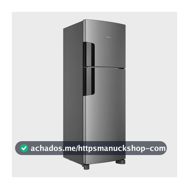 Geladeira Consul Frost Free 377 Litros Duplex Inox - CRM44MK