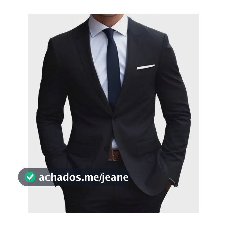 Terno Italiano Slim, Promoção Imperdível Todas As Cores Preto 52 / Calça 46